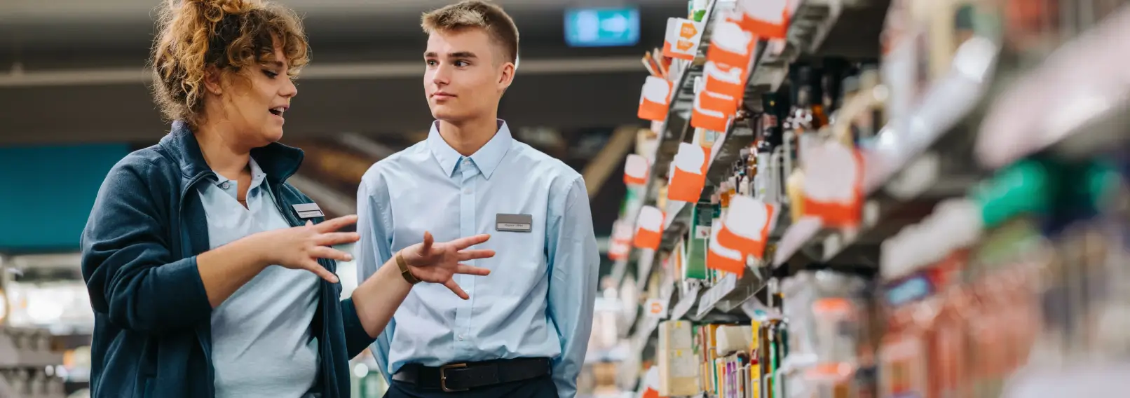 Grocery store uniform program guide