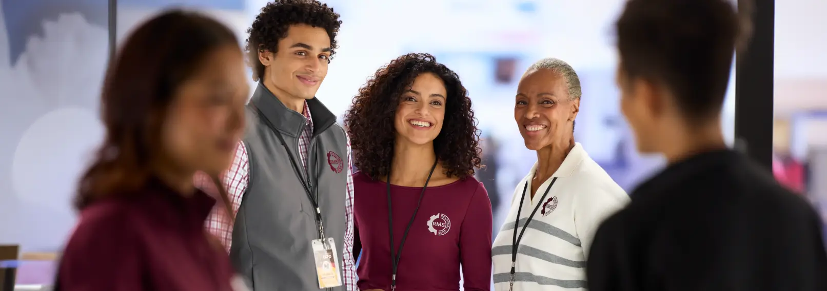 Trade show team branding