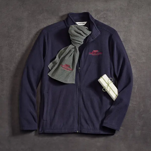 Gift set of a ThermaCheck 100 jacket and scarf.