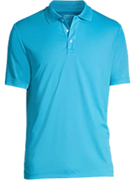 A light blue Active polo